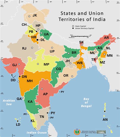 India States By Rto Codes Map Maps Of India