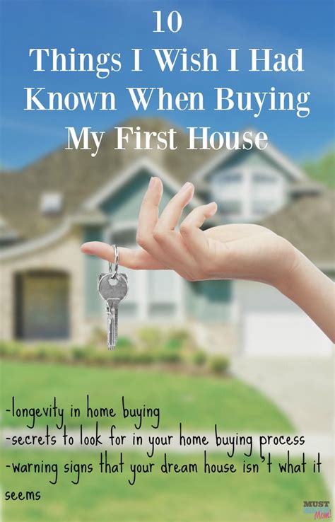 10 Things To Know When Buying A House Must Have Mom Buying First