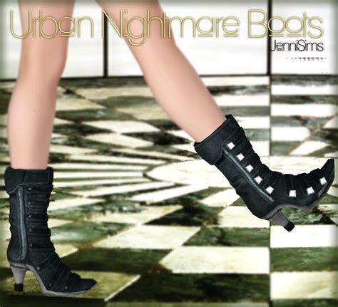 Downloads Sims 3urban Nightmare Boots Recolorable Base Game Compatible