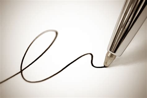 Ballpoint Pen Writing Stock Photo Download Image Now Close Up