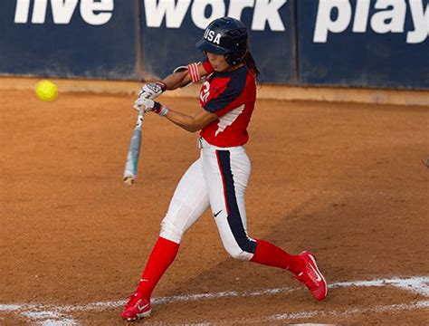 Janie Reed Leads Team Usa Red To Victory In Usa Softball International