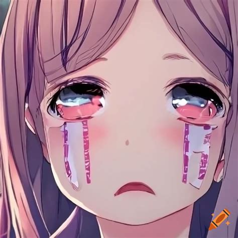 Anime Girl Expressing Sadness On Craiyon
