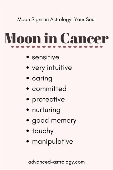 Moon In Cancer Traits Strengths Weaknesses Love Style And Needs