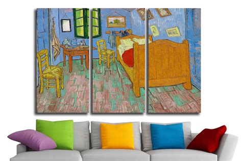 The Bedroom 1889 Vincent Van Gogh Vincent Van Gogh Etsy