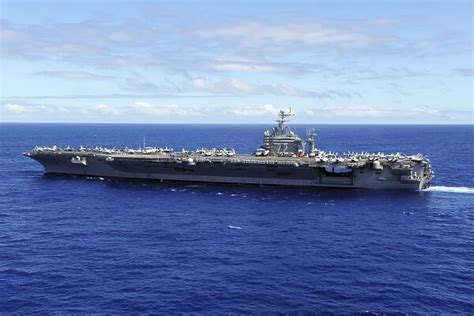 the aircraft carrier uss abraham lincoln transits across 13044589