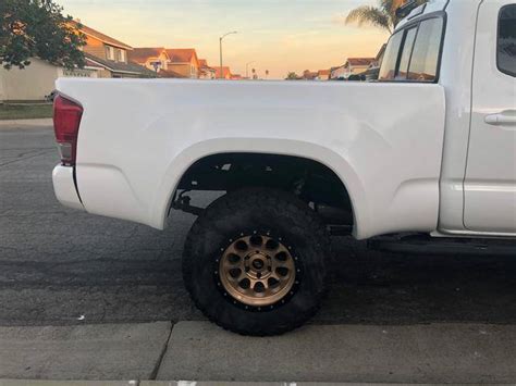 Toyota Tacoma Short Bed 45 Flare 2 Rise Body Kit Bedside Fenders