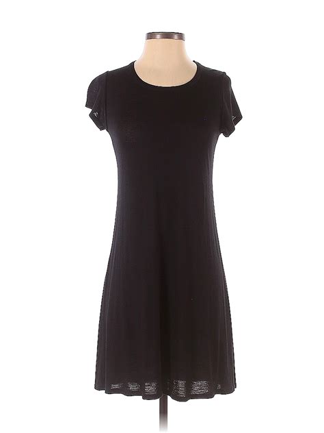 Olivia Rae Solid Black Casual Dress Size S 72 Off Thredup
