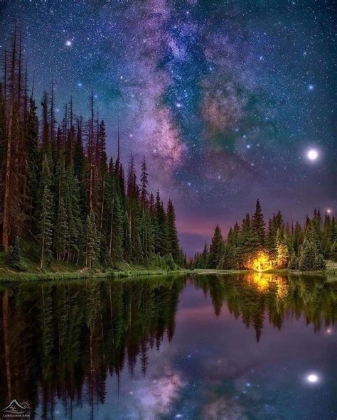 Lake Irene Under The Milky Way Rocky Mountain National Park Colorado