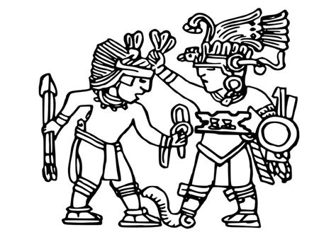 Dibujo Para Colorear Murales Aztecas Dibujos Para Imprimir Gratis Img