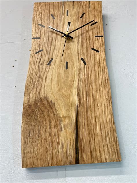 English Oak Wall Clock Wooden Clocks Unusual Wall Clock Etsy
