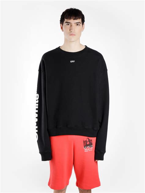 Off White Co Virgil Abloh Sweaters In Black Modesens