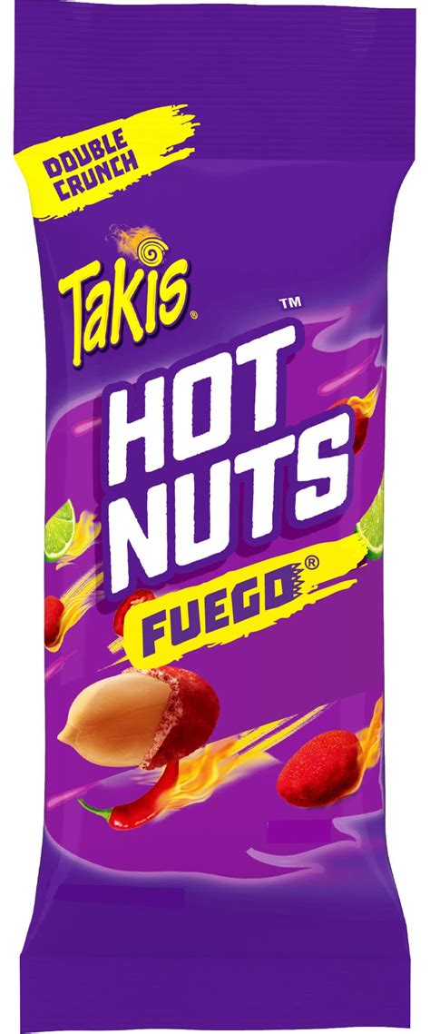 Buy Takis Hot Nuts Fuego Double Crunch Peanuts Hot Chili Pepper And