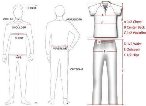 Apparel And Uniform Size Chart Polot Shirtsinglethoodiejacketshorts