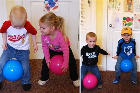 10 Jeux Avec Un Ballon Mini Gym Baby Gym Ball Exercises