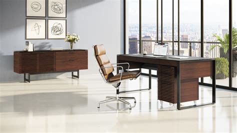 Corridor 6521 Modern Executive Office Desk Bdi Furniture Corner