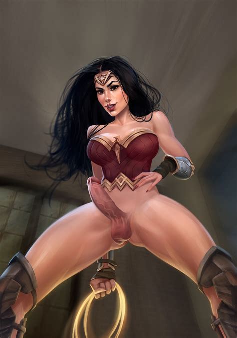 Wonder Woman Dickgirl By Rino99 Hentai Foundry