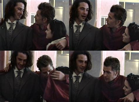 Winona Ryder Gary Oldman And Keanu Reeves During Rehearsals Of Dracula
