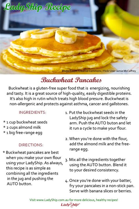 Hi Everyone Heres How To Make Buckwheat Pancake Batter Using Your