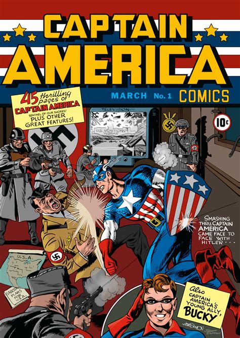 Captain America No Cover By Joe Simon Jack Kirby Captain America Art Captain America