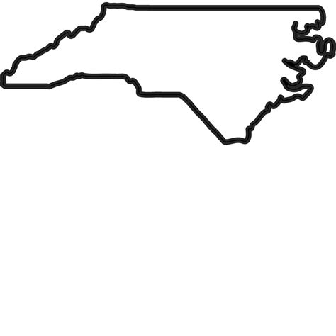 North Carolina Outline Rubber Stamp State Rubber Stamps Stamptopia