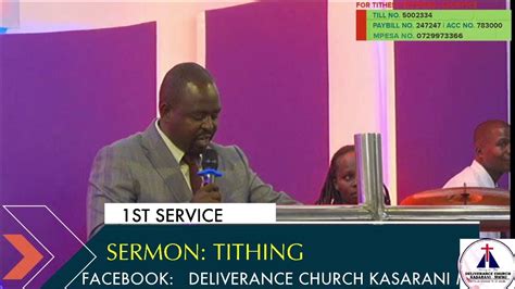 Deliverance Church Mwiki Kasarani Live Stream Youtube