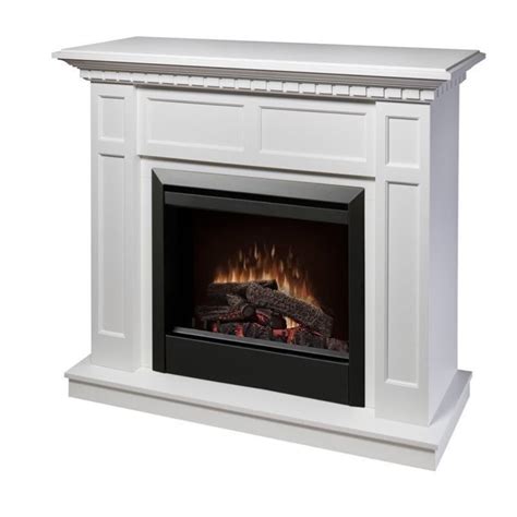 Dimplex Caprice Free Standing Electric Fireplace In White Dfp4743w