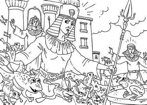 The Plague Of Frogs Coloring Pages Coloring Pages