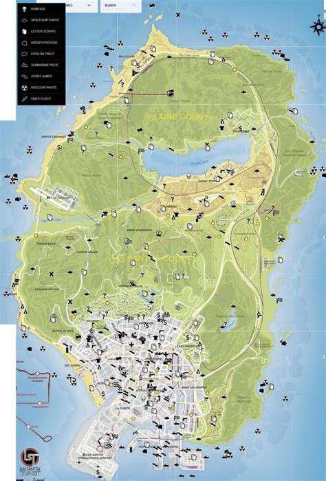 Game Map Grand Theft Auto V Atlas View Hi Be Gta V Secrets Game