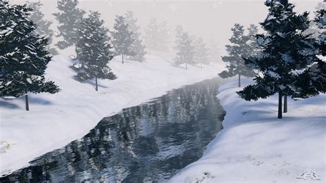 Snowy River Landscape Without Snowfall By Zanfis On Deviantart