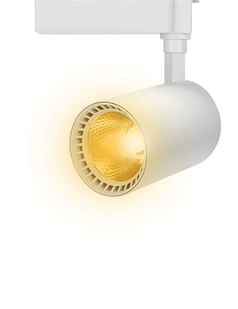 Spot Led Trilho Eletrificado Branco W Branco Quente Brilholux