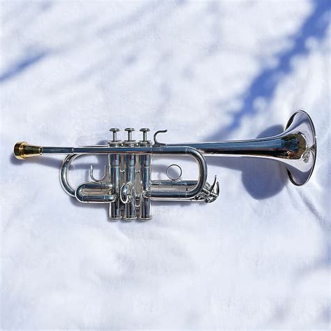 Yamaha Ytr 6610s Professional Ebd Trumpet 1994 Silver Plated Reverb