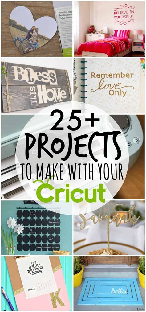What Can I Make With My Cricut 25 Cricut Projects Diy Craft Projects
