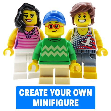Create Your Own Lego Minifigure Personalized Lego Figures