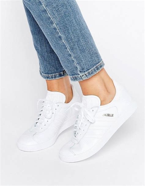 All White Sneakers Are So Fresh Adidas Shoes Women Sneakers Fashion