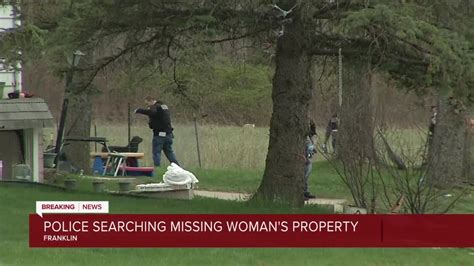 franklin police search missing woman s property