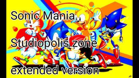 Sonic Mania Studiopolis Zone Extended Version Youtube