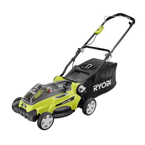 Ryobi 16 Inch 40v Lithium Ion Battery Powered Lawn Mower The Home