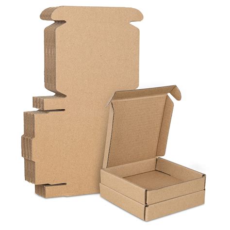 Buy Corrugated Cardboard Shipping Boxes 100x100x20mm 4x4x08
