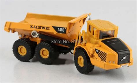 Volvo Dump Truck Model Scale 187 Abs Alloy Diecast Car 6 Wheels Manual