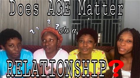 does age really matter in a relationship 🤔 youtube