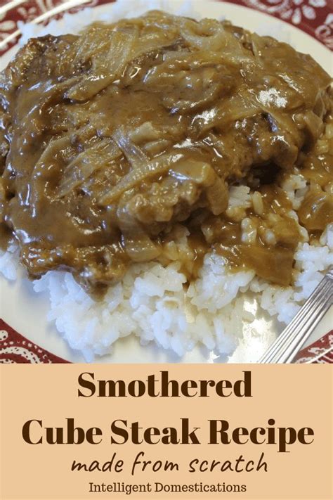Cube steaks and gravy are a favorite here. Oven Baked Smothered Cube Steak | Recipe in 2020 (With ...