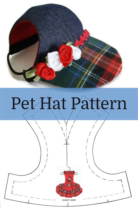 Small Dog Hat Pattern For Dog Pet Hat Pdf Dog Hat Sewing Pdf Etsy