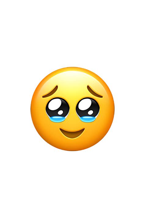 The 🥹 Face Holding Back Tears Emoji Depicts A Yellow Face With Closed