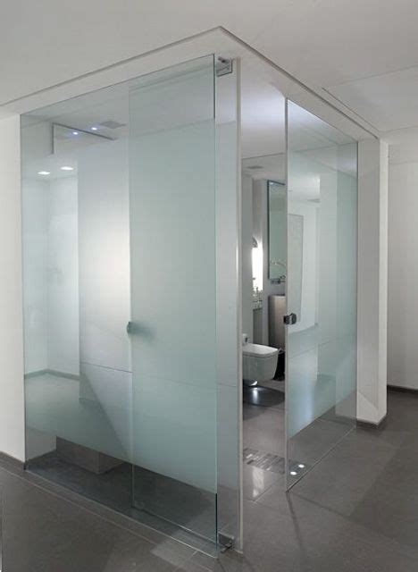 They are the most popular doors for bathrooms. Hot Decor Trend: 21 Glass Enclosed Rooms - DigsDigs