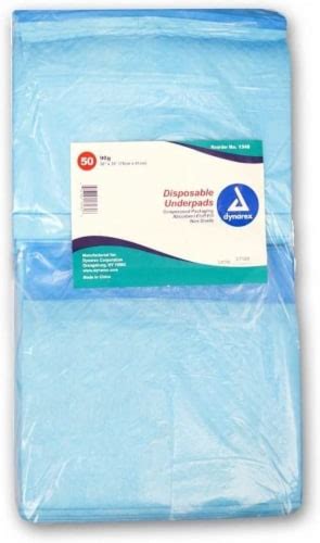 Dynarex Underpads With Polymer 30x36 50 Count 2 Pack 100 Count Ralphs