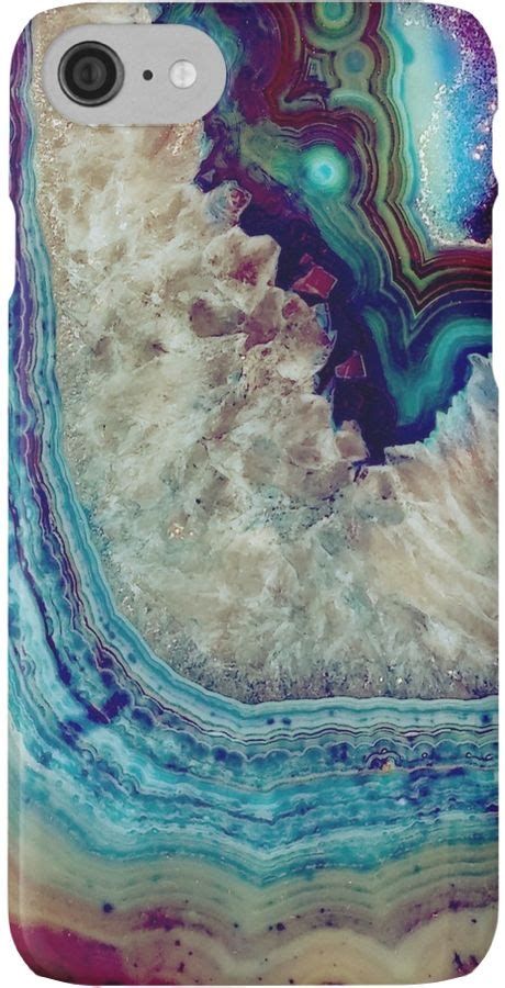 Agate Iphone Cases Skins By Capricedefille Redbubble Minerals And