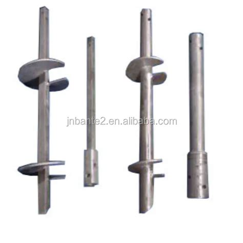 Steel Galvanized Pipe Shaft Helical Piersanchors And Extension Buy