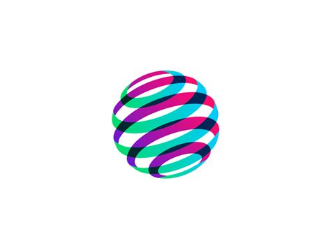 Colorful Globe Logo