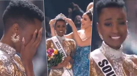 Prior to announcing this year's winner, harvey told the audience, this is always a tough moment for me, referring back to the time he accidentally announced the wrong miss universe in 2015. Miss Universe 2019 Winner Zozibini Tunzi's Crowning Moment ...