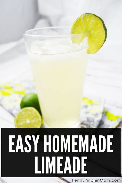 Easy Homemade Limeade The Perfect Summer Three Ingredient Drink